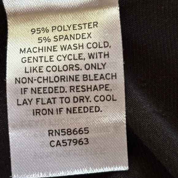 Open Edit Chic Black Sleeveless Halter Crop Top XXS - Picture 6 of 6